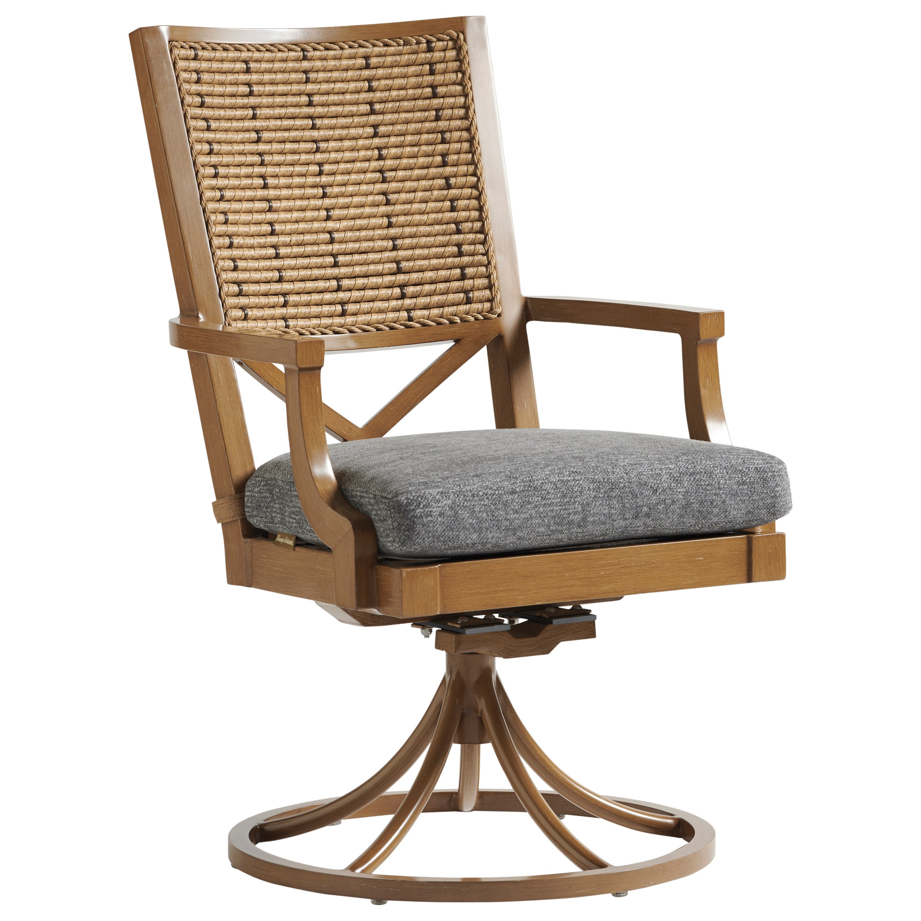 Tommy Bahama Outdoor Living Los Altos Valley View Boho Outdoor Swivel